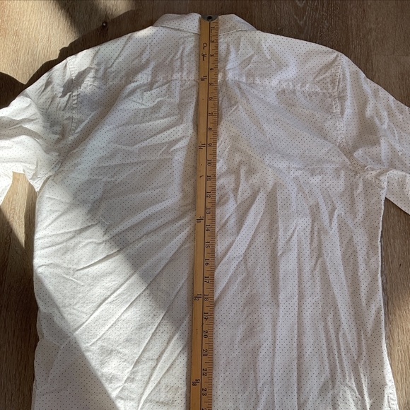 Denim & Flower - Ricky Singh - Button Down Long Sleeve Shirt - White & Black - M - Picture 12 of 14